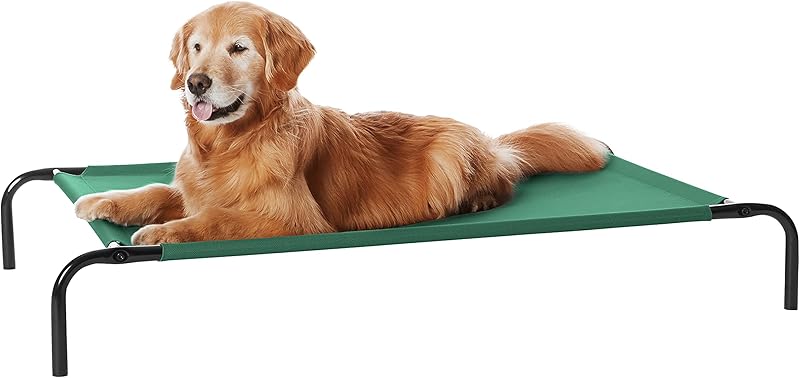 Basics Cooling Breathable Elevated Dog Bed with Metal Frame