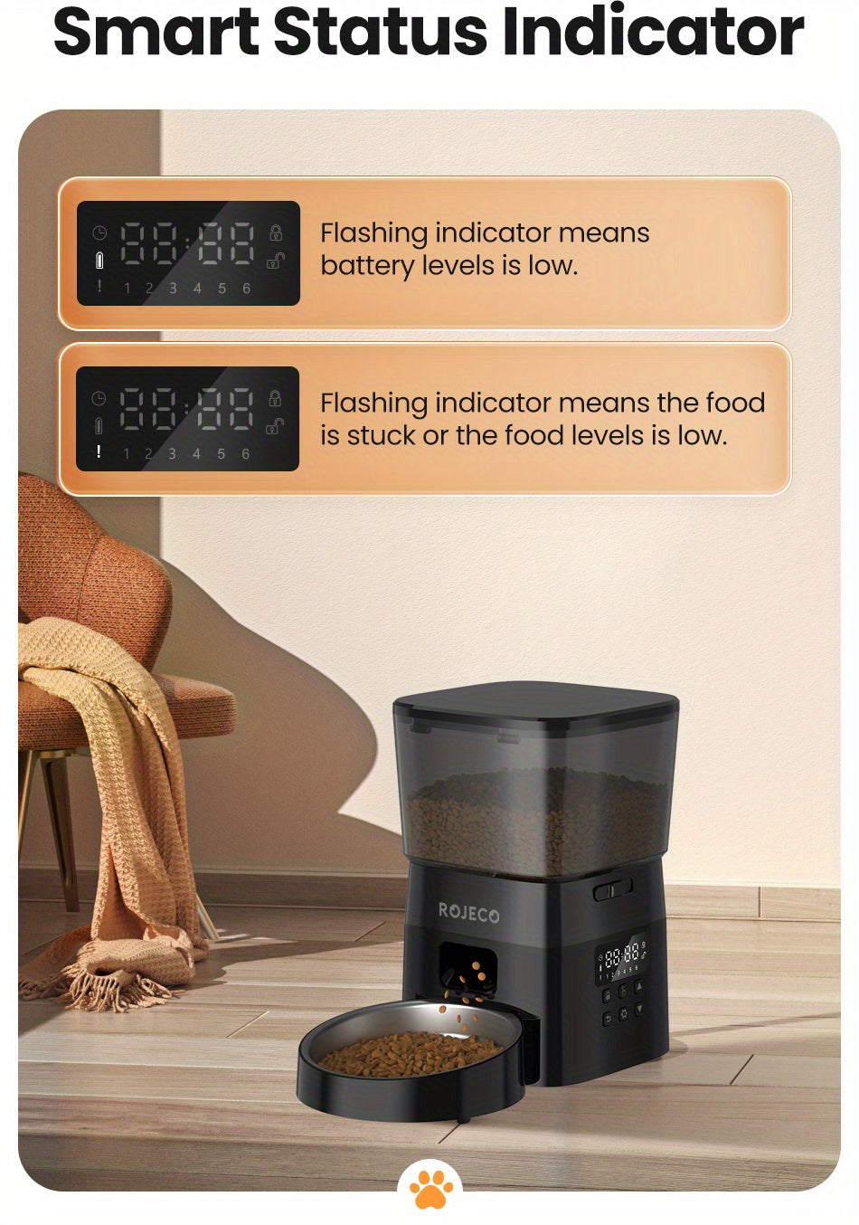 Automatic Cat Food Dispenser 2L
