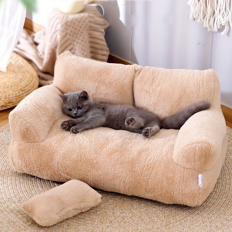 Pet Couch Bed Washable Cat Beds