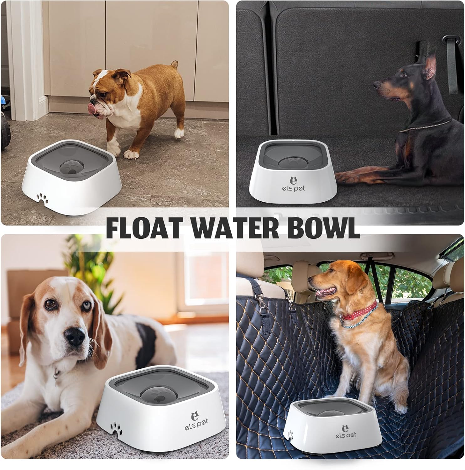 PET Travel Bowl No Spill No Drip Slow Water Feeder/Dispenser