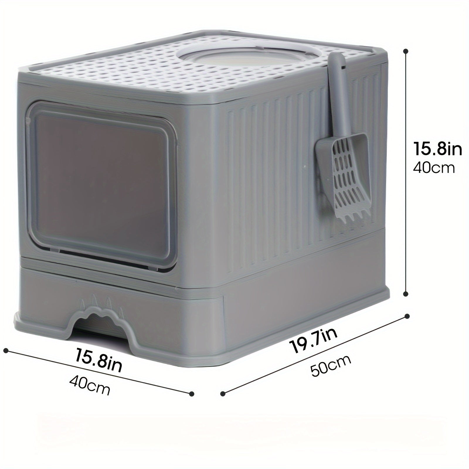 Large Fully Enclosed Cat Litter Box Drawer Cat Litter Box