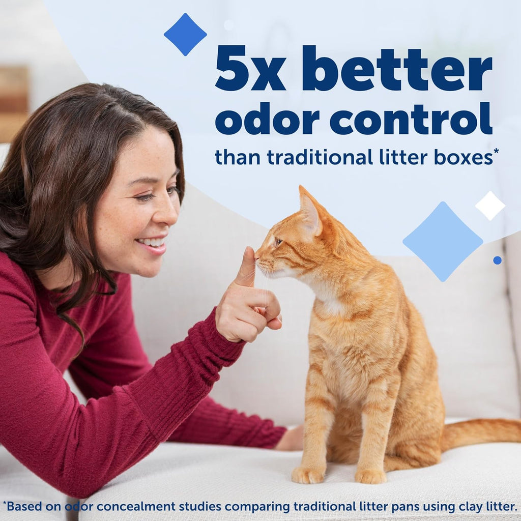 ScoopFree Crystal Cat Litter & Refill Tray with Lid