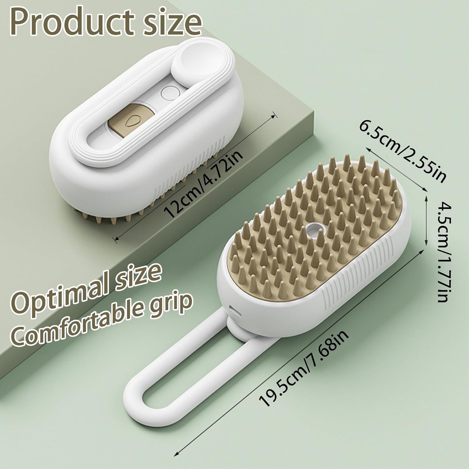 3 in 1 Cat Steam Brush for Shedding Dog Brush with Steam