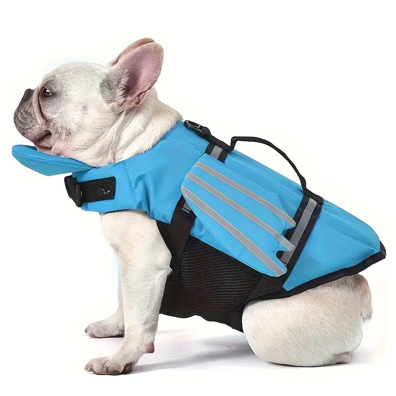 Wings Dog Life Jacket | Adjustable Flotation Vest with Chin Float Rescue Handle