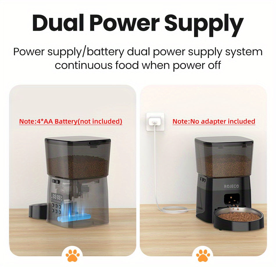 Automatic Cat Food Dispenser 2L
