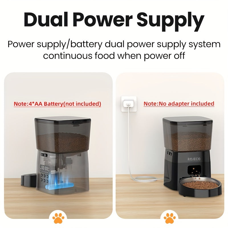 Automatic Cat Food Dispenser 2L