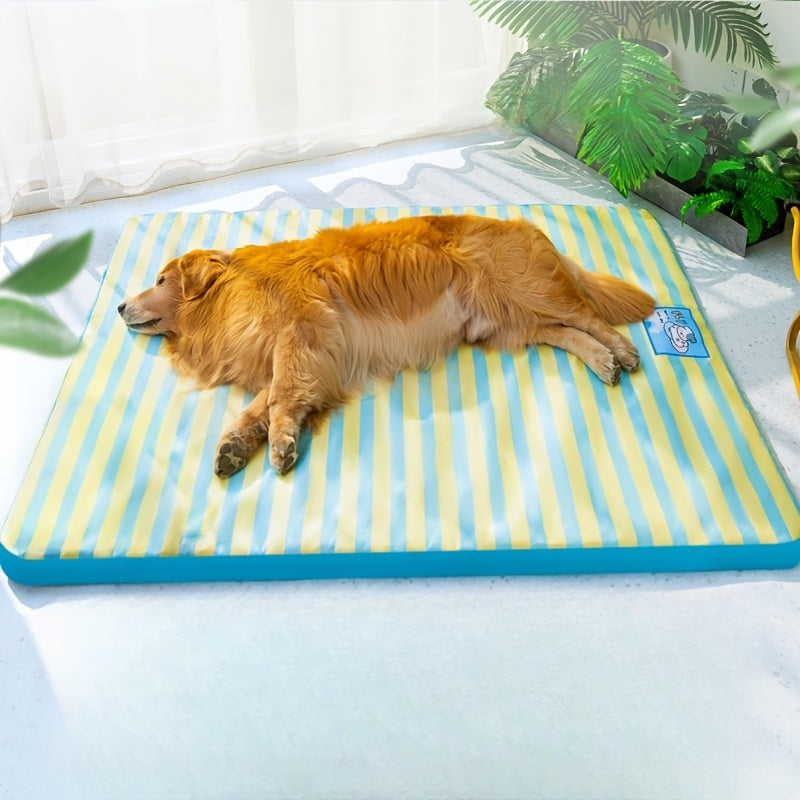 Portable Washable Striped Cooling Pet Mat