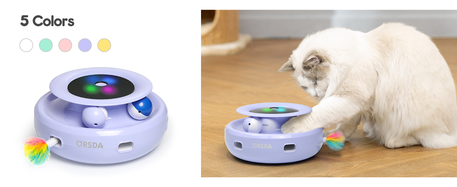 2in1 Interactive Toys for Indoor Cats