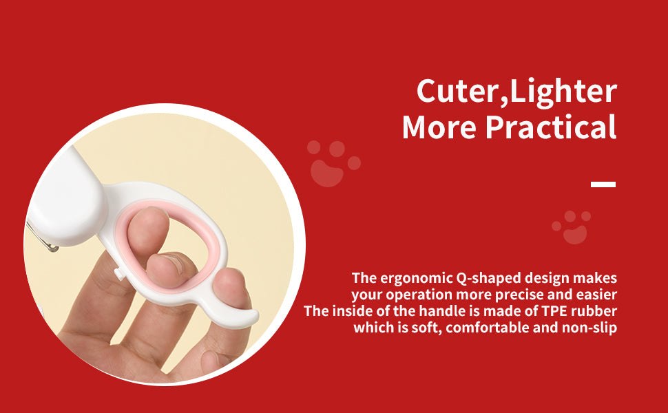 Pet Nail Clipper with LED & -U-V Light
