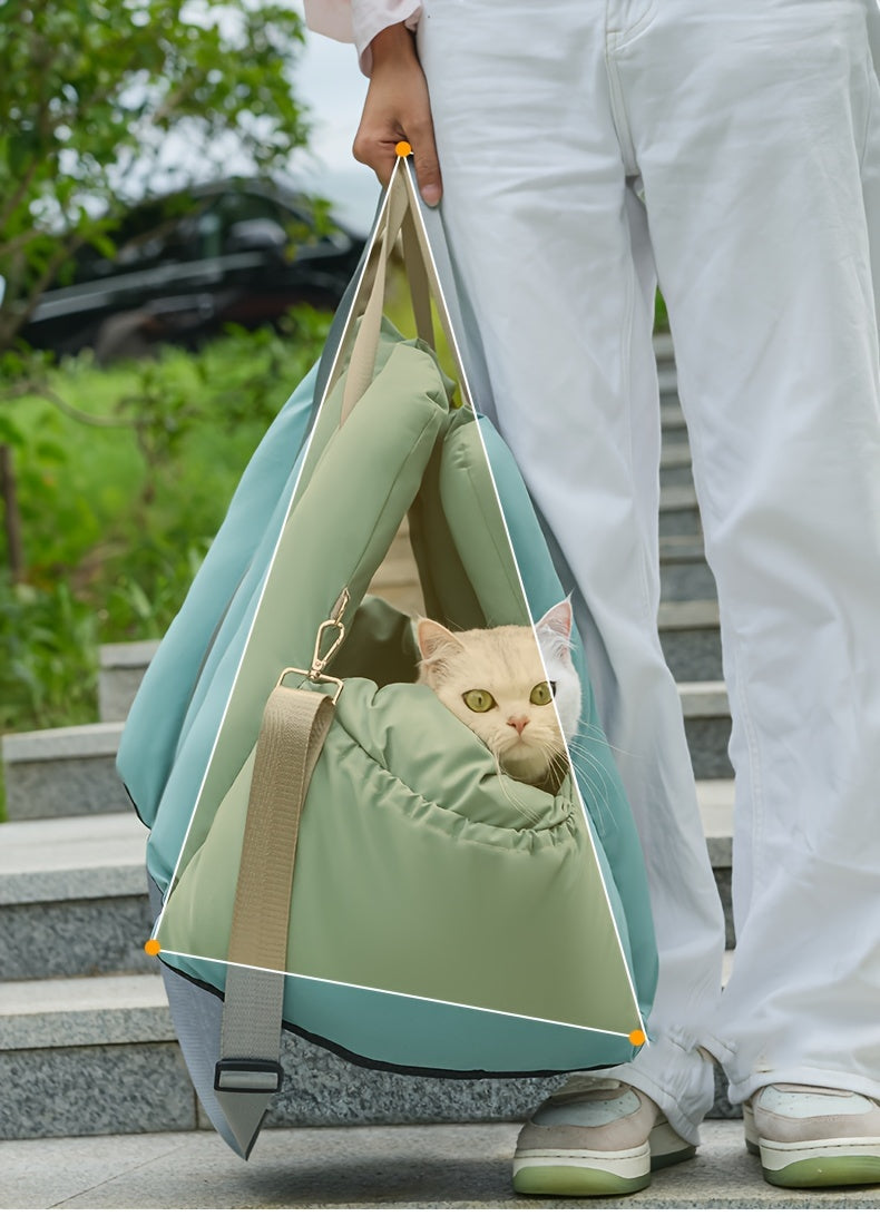 Warm & Comfortable Portable Pet Car Seat