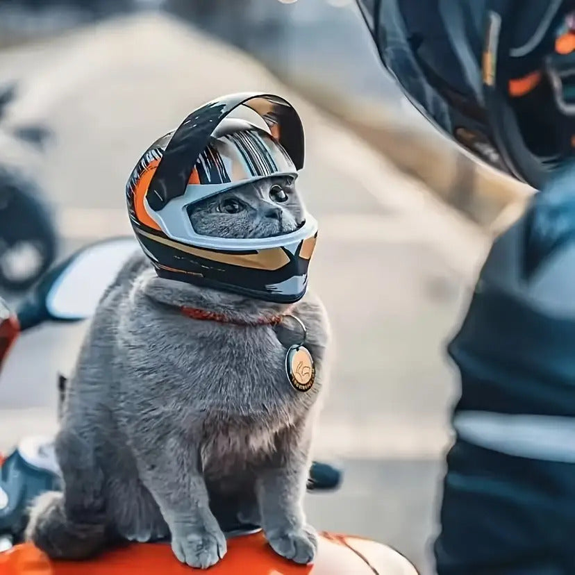 Cool Cat Professional Pet Motorcycle Helmet