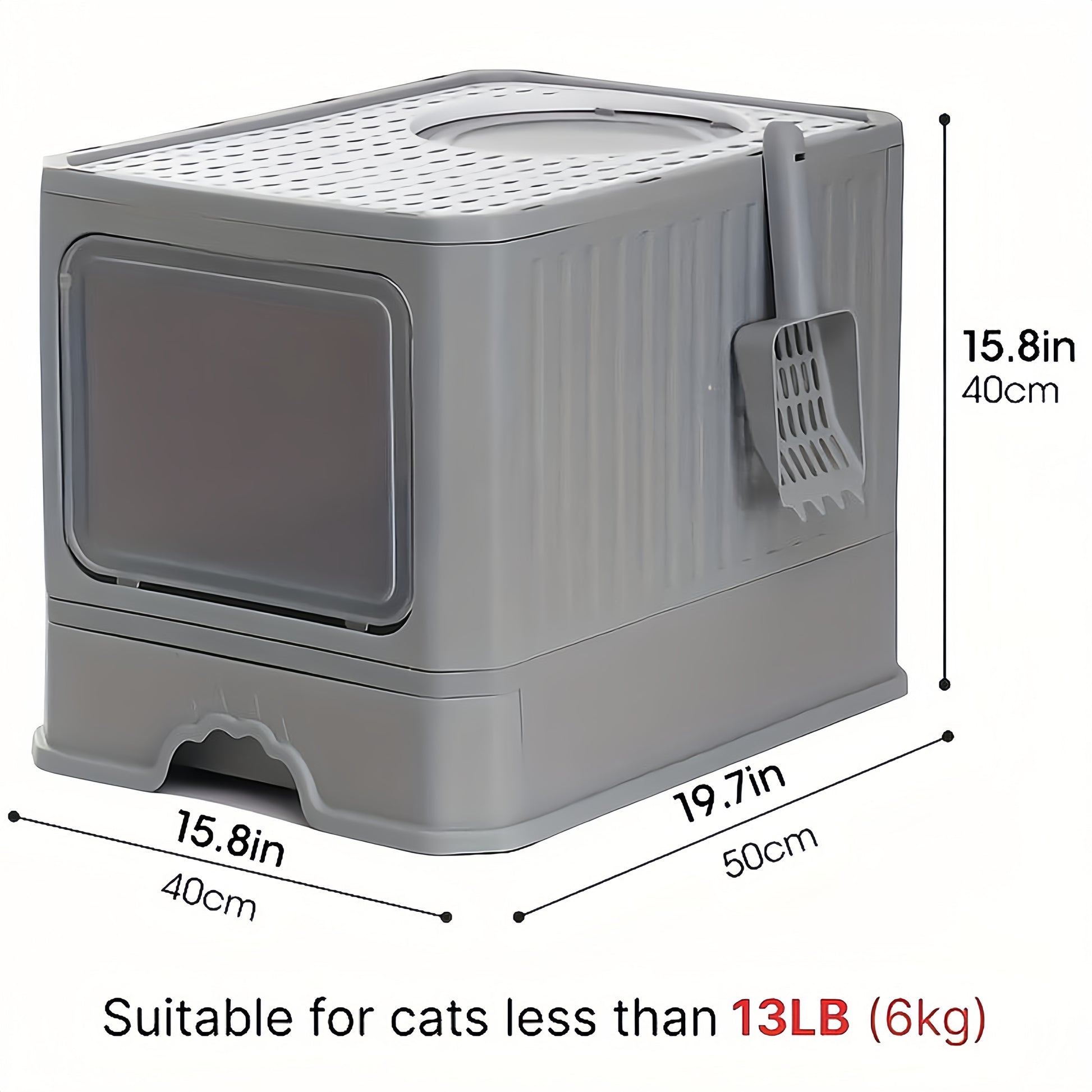 Large Fully Enclosed Cat Litter Box Drawer Cat Litter Box