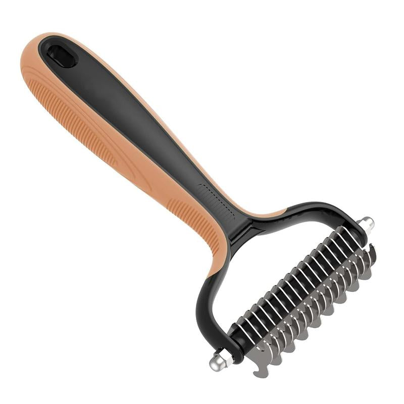 Pet Grooming Brush Double Sided Undercoat Rake
