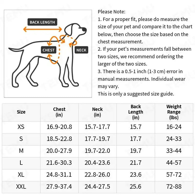 Winter Warmth Double-Layer Dog Jackets