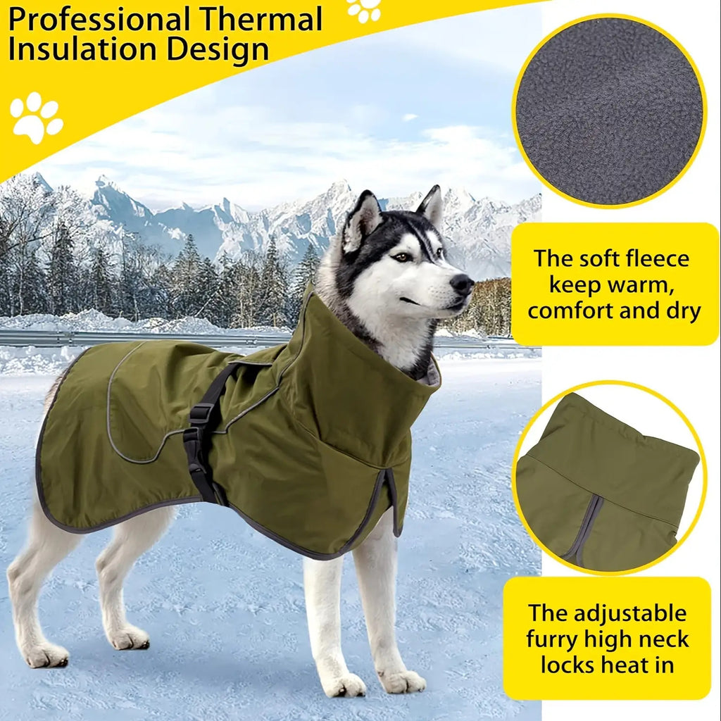 Winter Warmth Double-Layer Dog Jackets