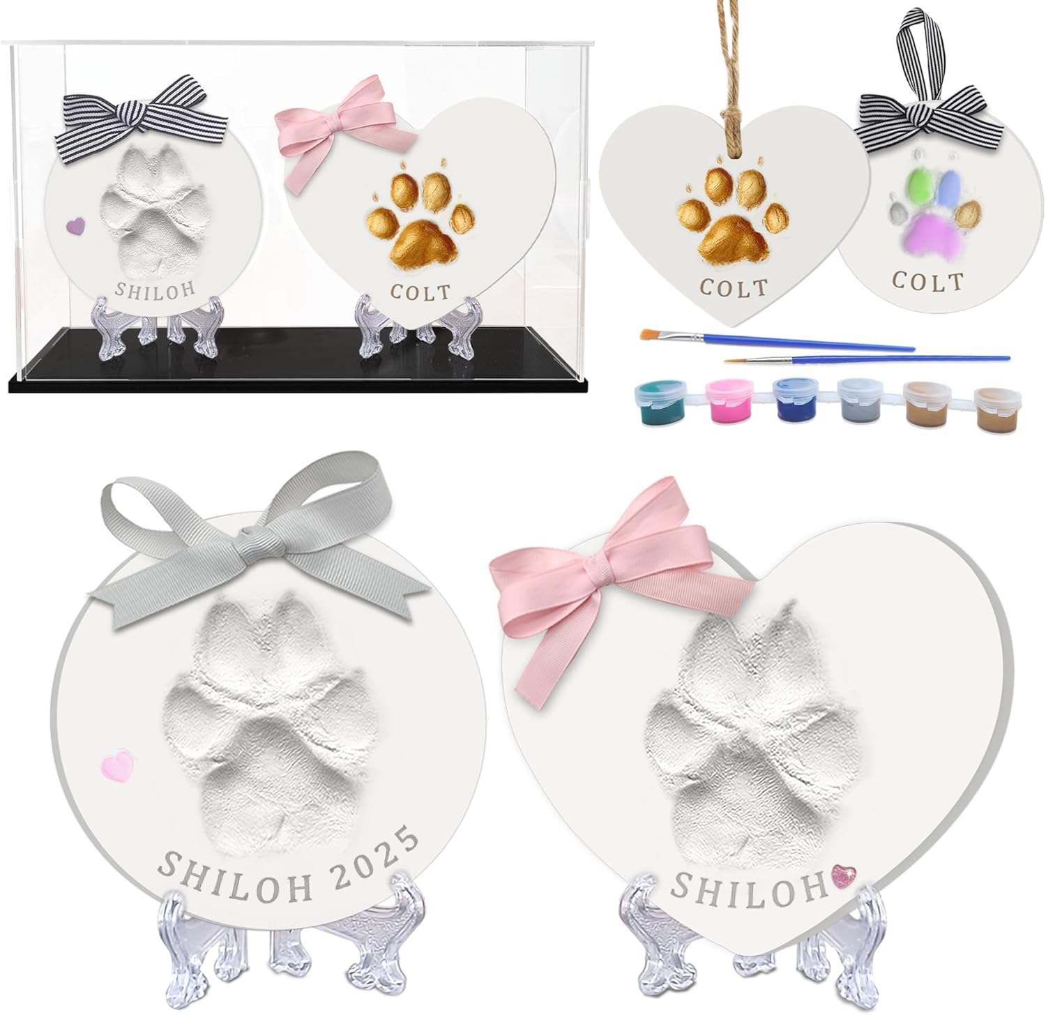 Paw Print Kit for Dog or Cat (Makes 2)