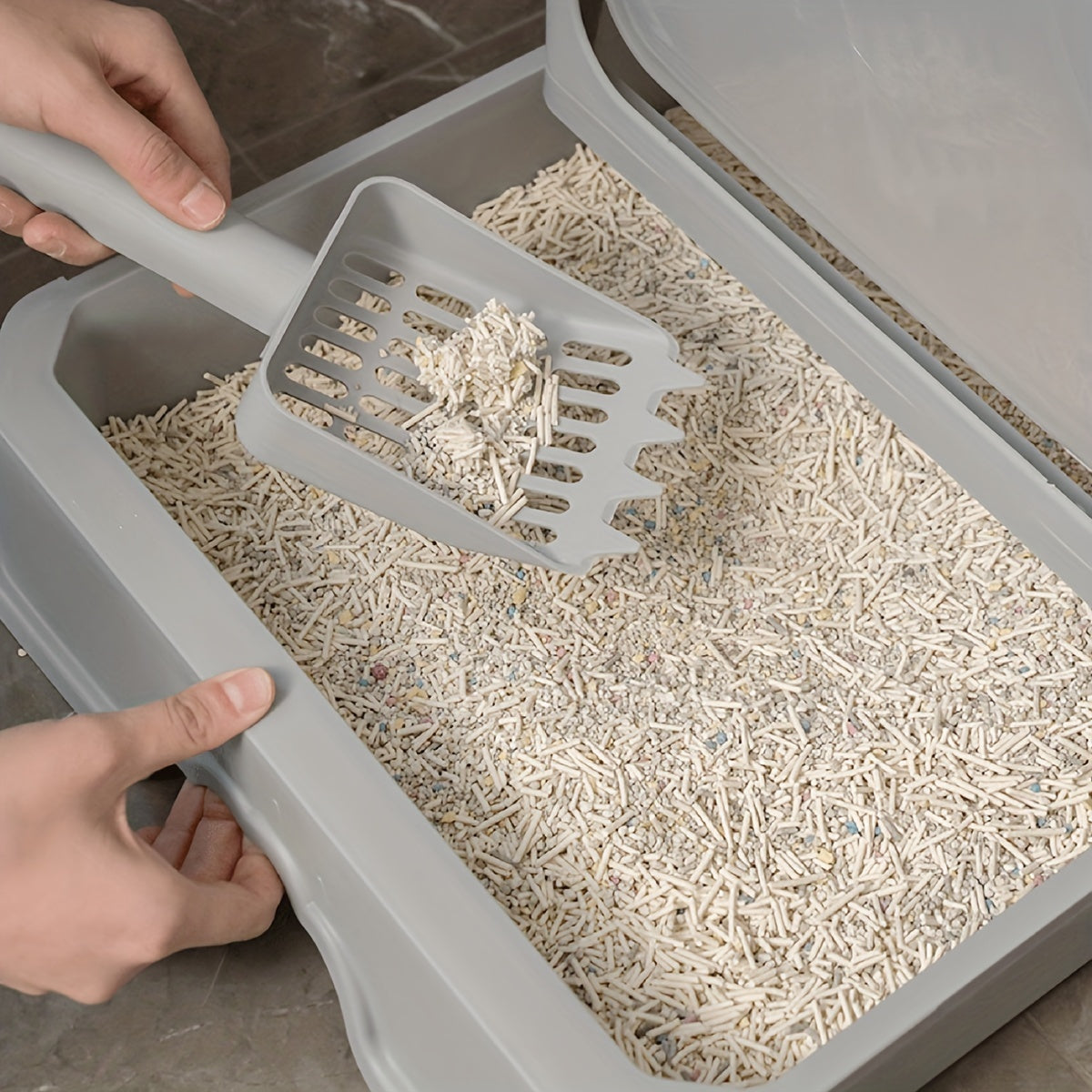 Large Fully Enclosed Cat Litter Box Drawer Cat Litter Box