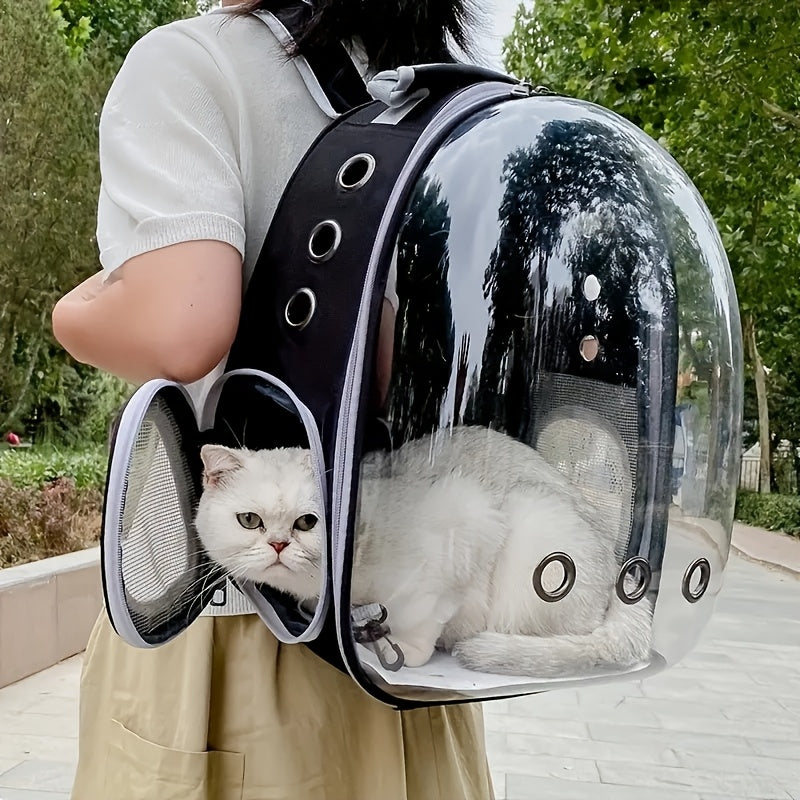 Transparent Breathable Nylon Pet Backpack