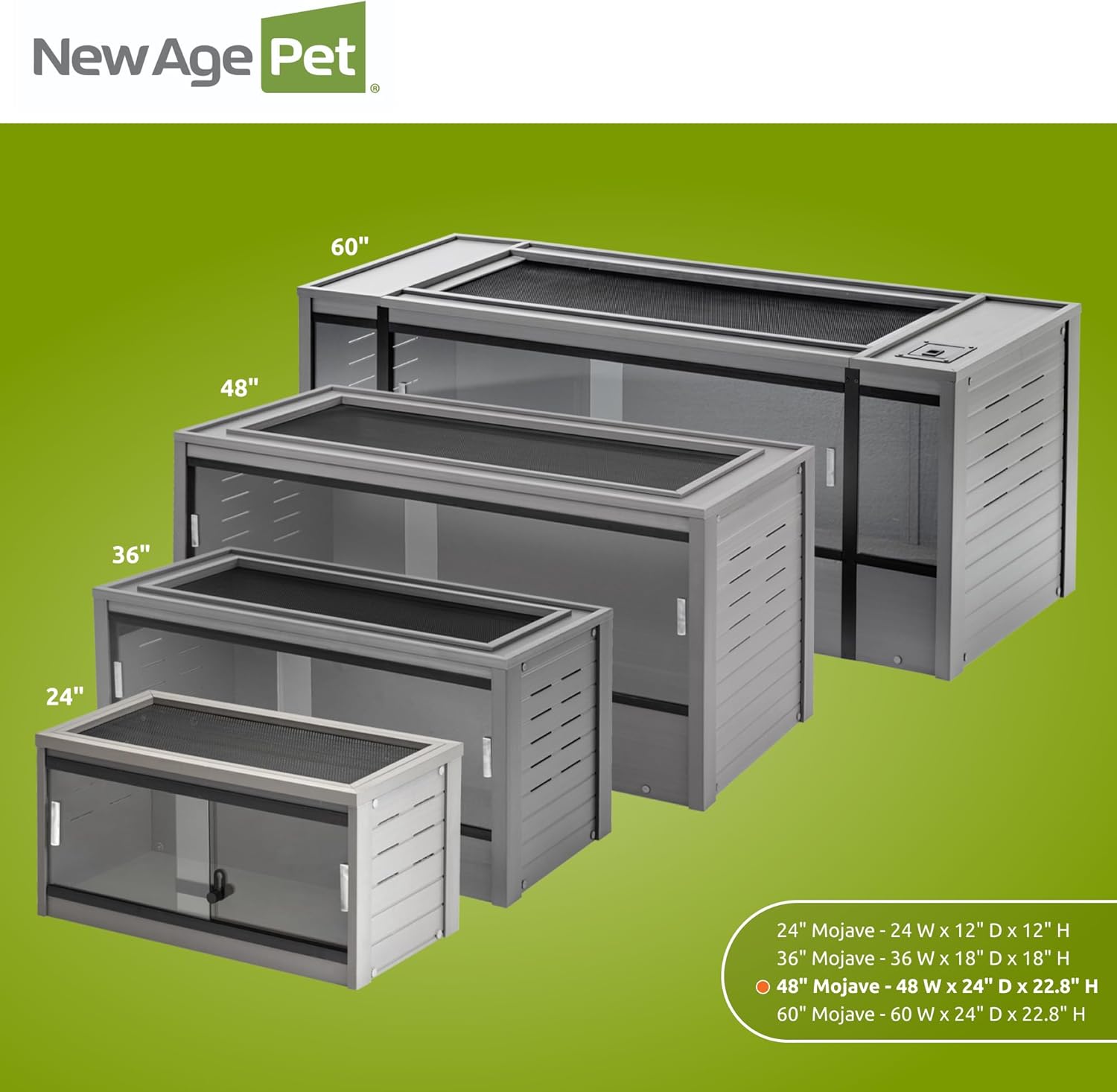 New Age Pet ECOFLEX 48-Inch Mojave Reptile Lounge