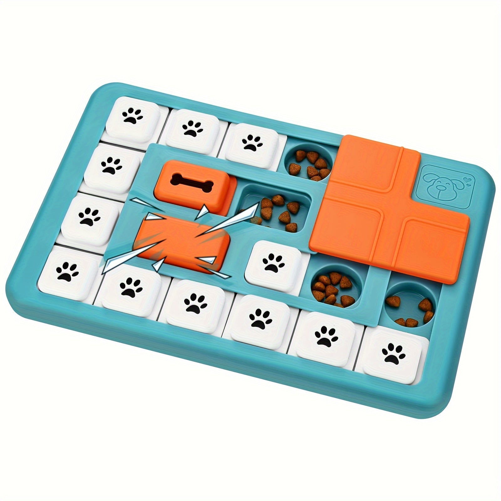 Durable Interactive Dog Puzzle Toy - Squeaky Treat Dispensing Game