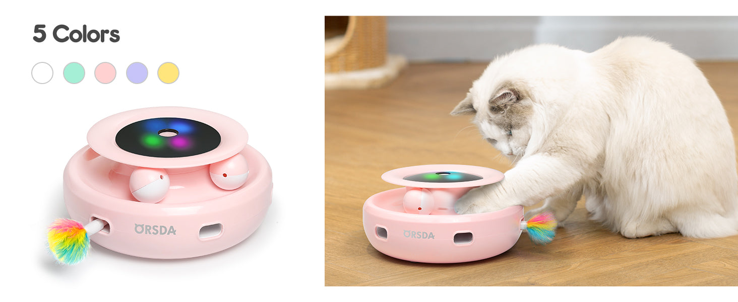 2in1 Interactive Toys for Indoor Cats