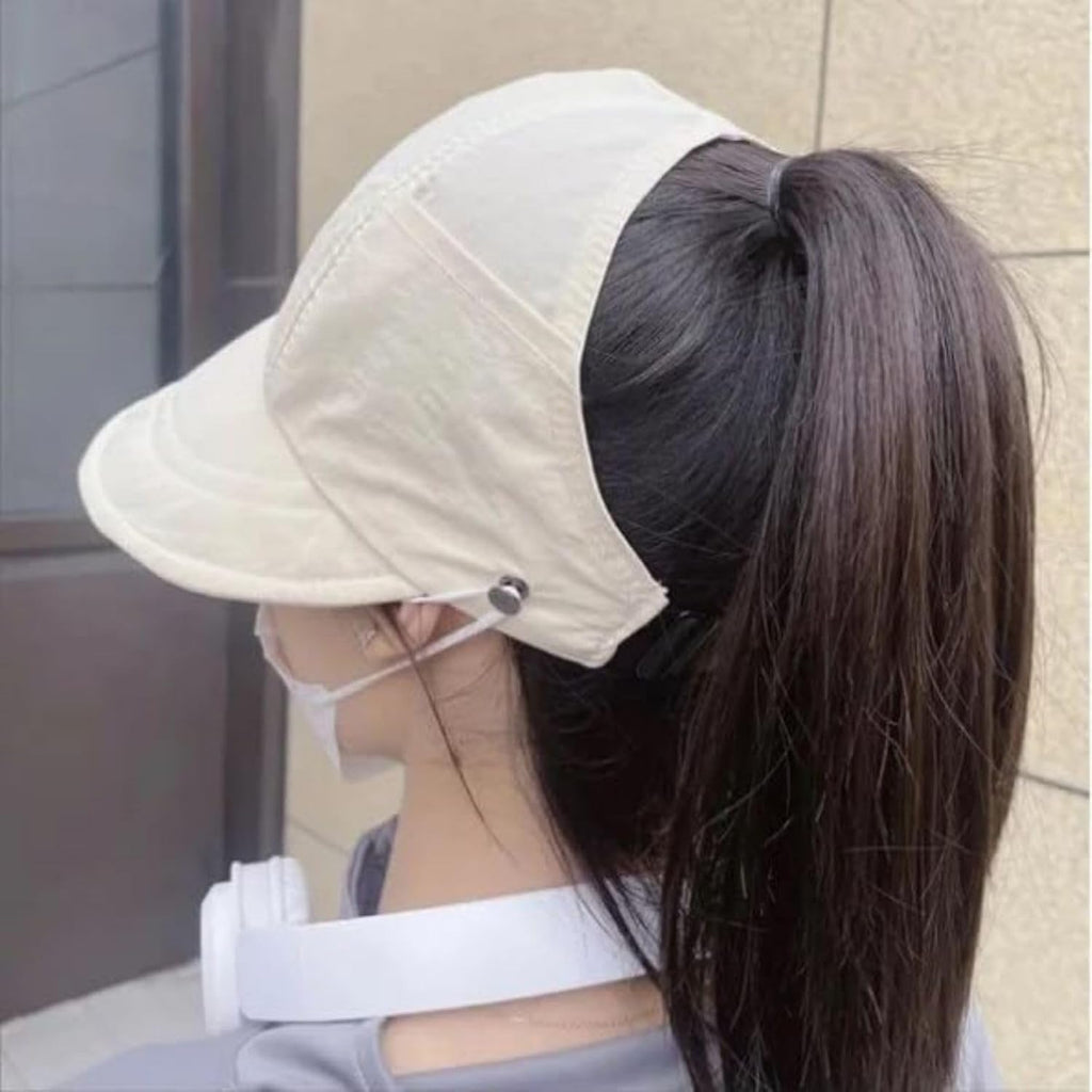 Outdoor Uv Protection Hollow Top Sun Hat, Women's Outdoor Uv Protection Hollow Top Wide Brim Sun Hat