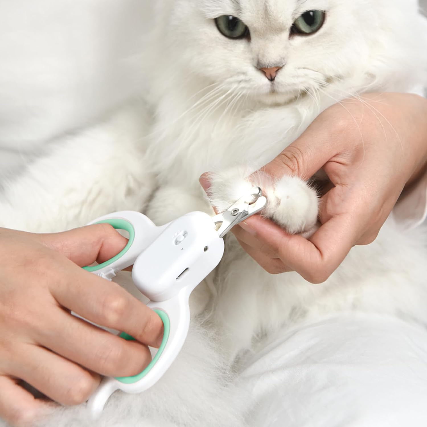 Pet Nail Clipper with LED & -U-V Light
