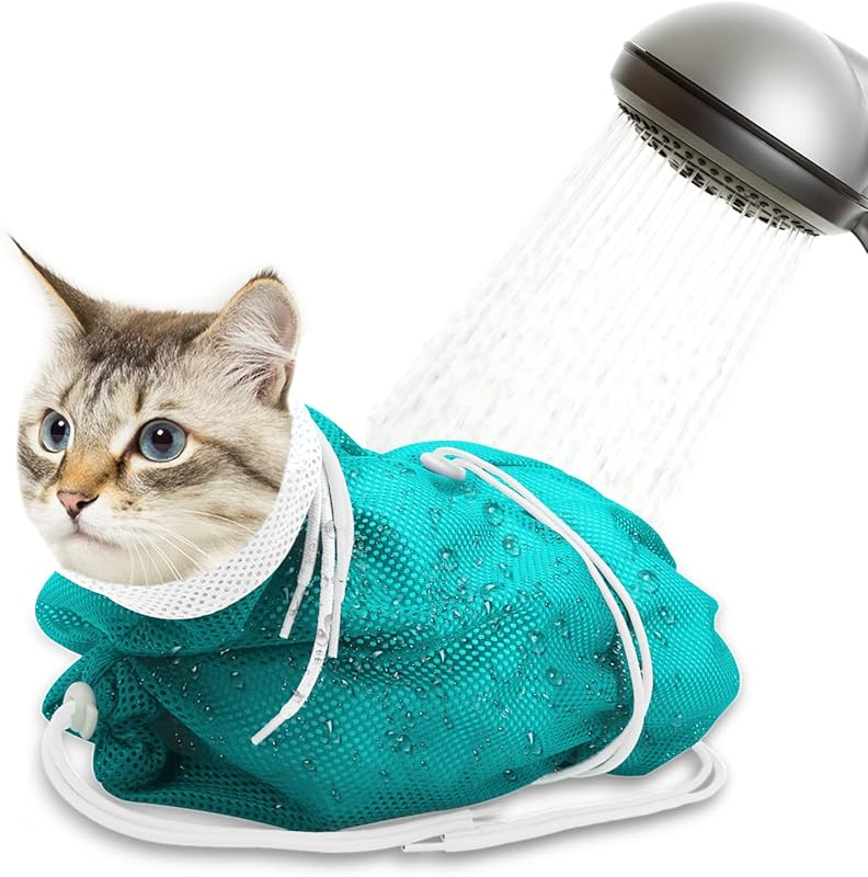 Adjustable Grooming Breathable Mesh Shower Bag