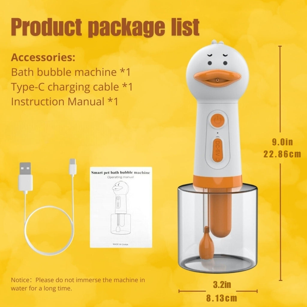 Abs Material Electric Dog Grooming Foam Sprayer