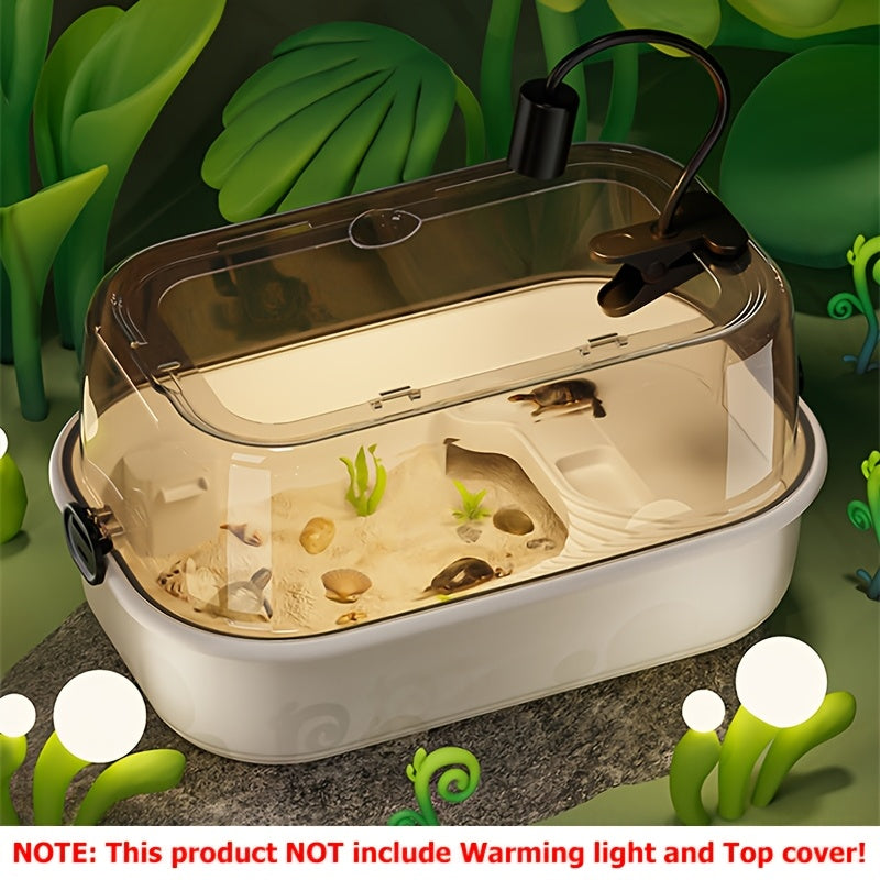 Turtle Aquarium with Feeding Bowl