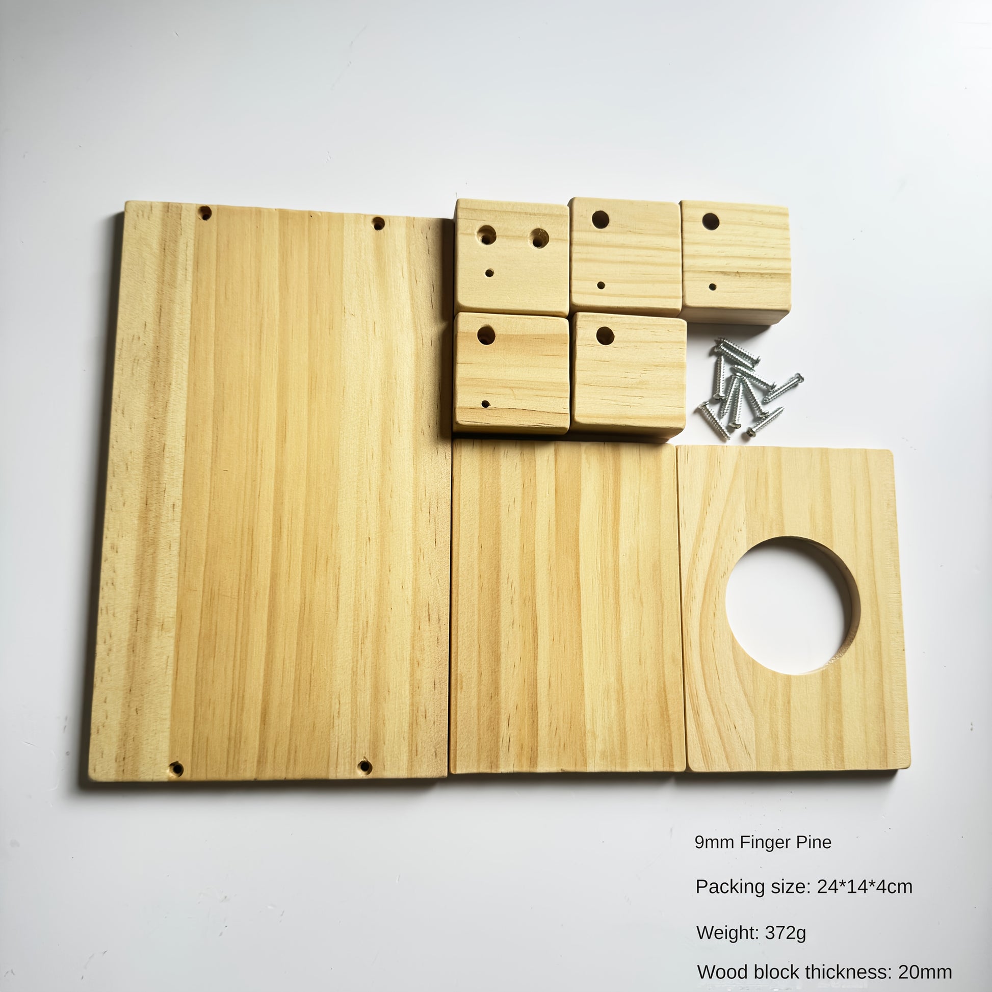 2-Tier Recycled Wood Chicken & Hamster Feeding Platform