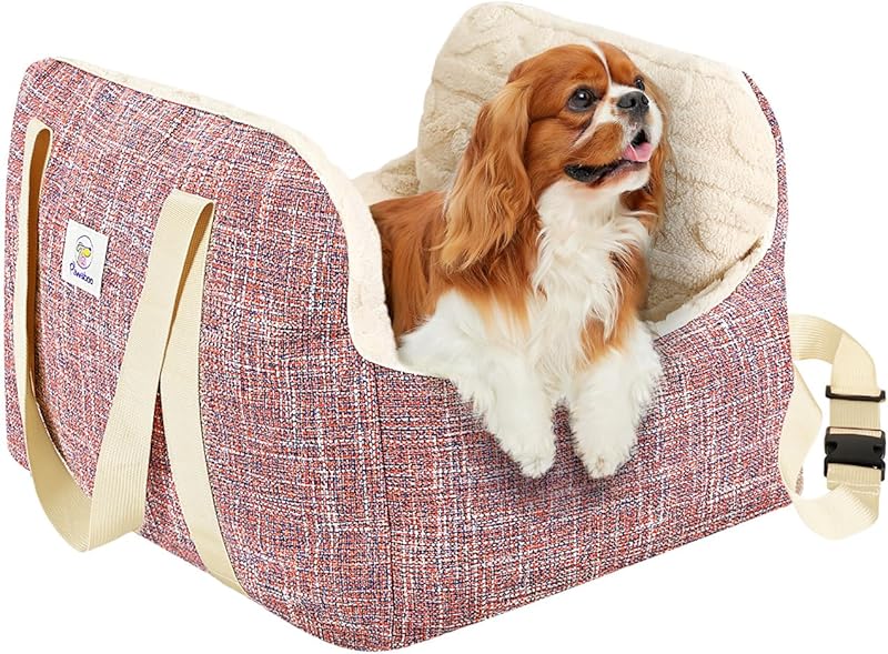 Dog Car Seat for Small Dog Soft Dog Booster Car Seat under 25lb