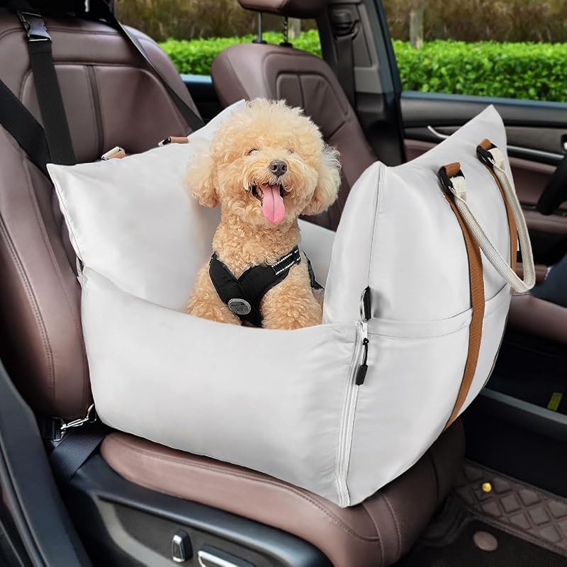 Dog Car Seat for Small Dog Soft Dog Booster Car Seat under 25lb