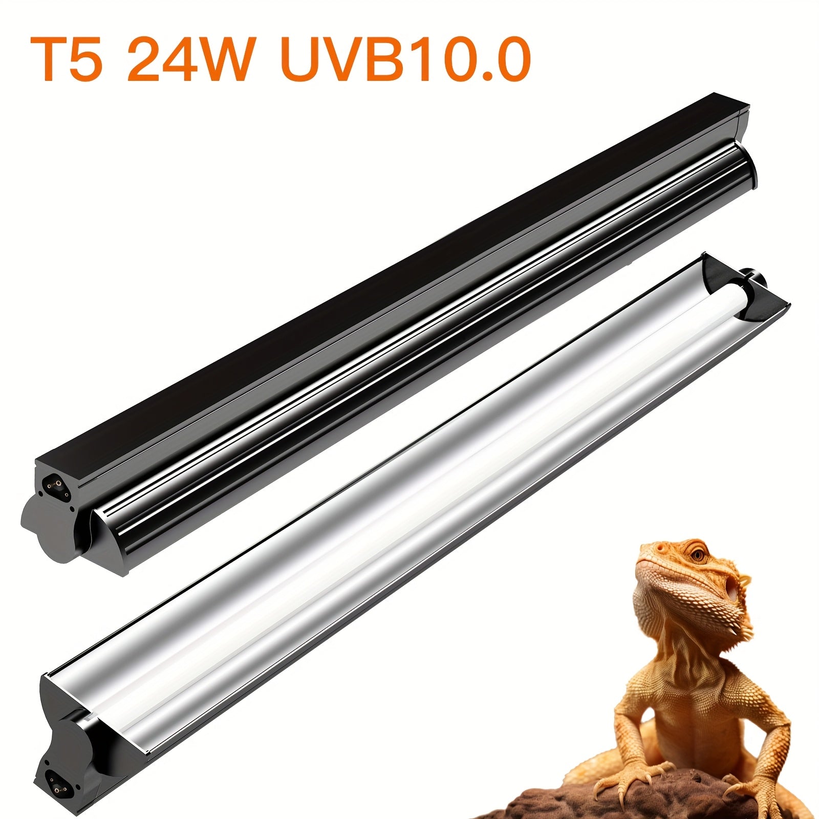 T5 UVB Reptile Light Fixture Combo Kit