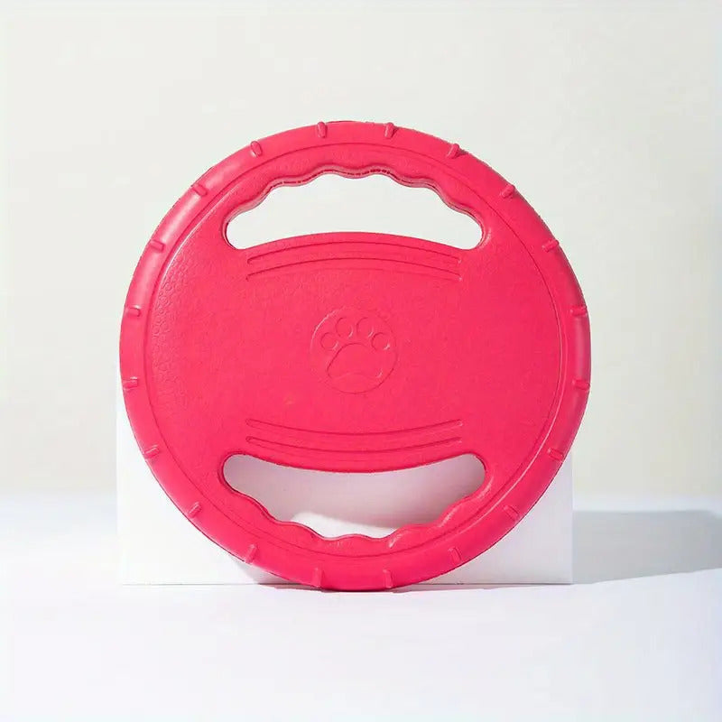 Chew-Resistant Durable Dog Training Flying Disc - Teeth Cleaning Rope Knot Toy for All Breeds