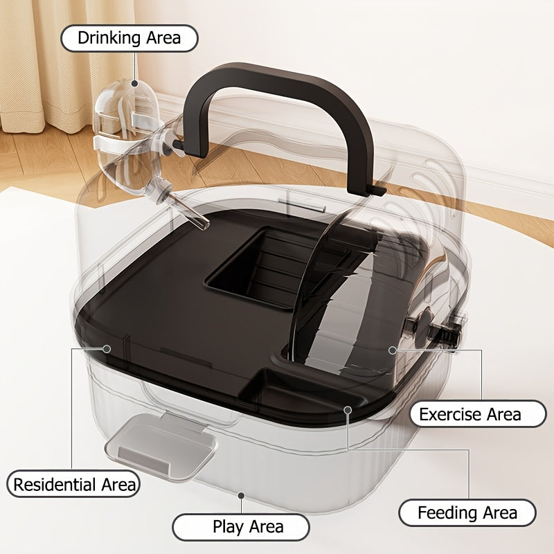 Durable Plastic Small Pet Travel Cage