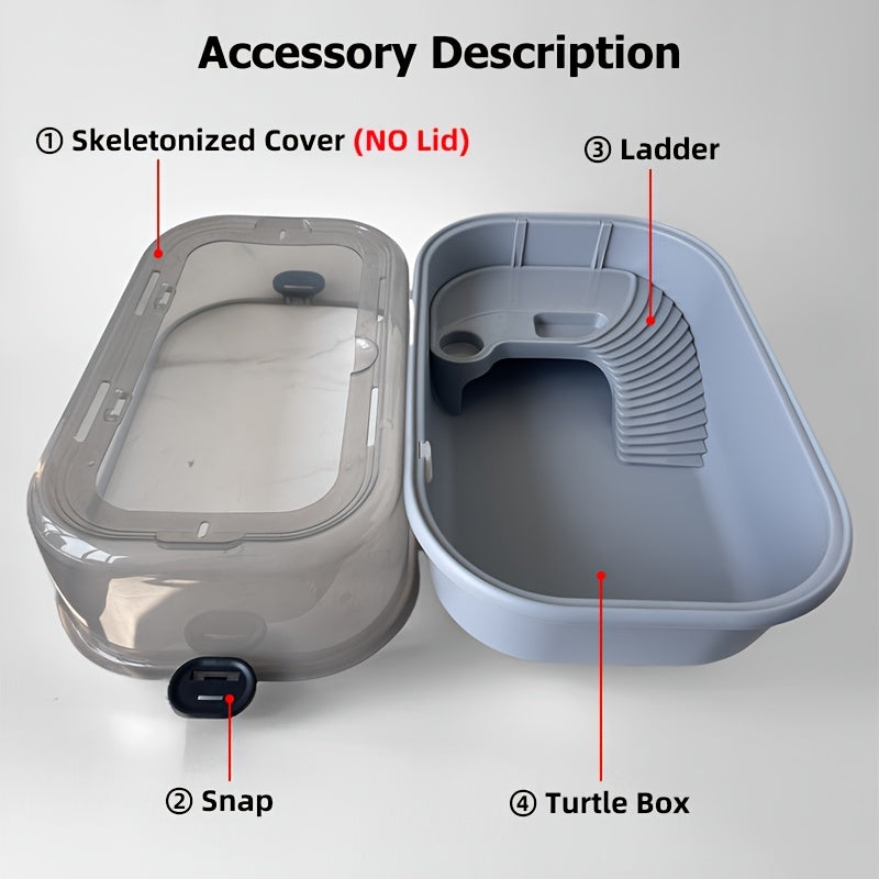 Turtle Aquarium with Feeding Bowl