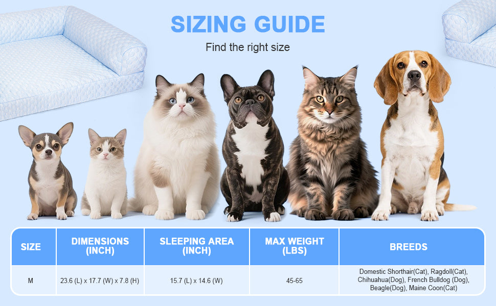 Summer Cooling Pet Sofa Bed