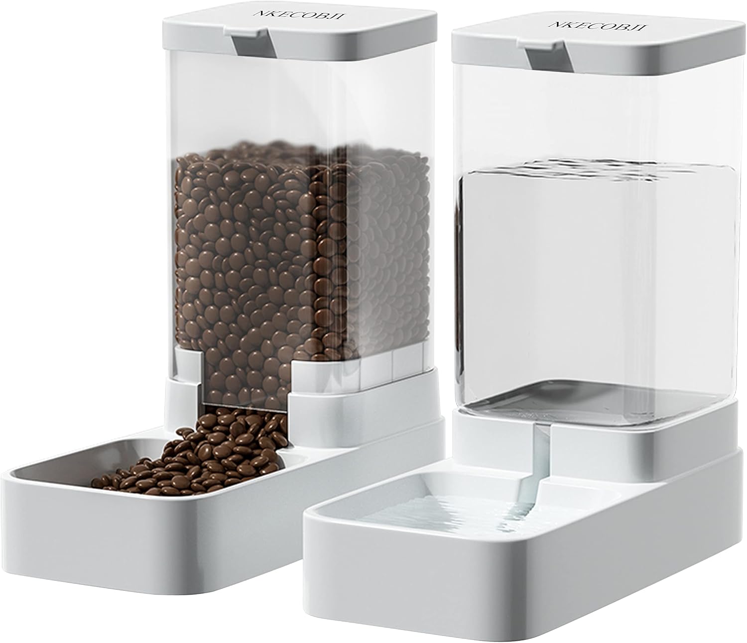 Pet Feeder and Water Dispenser Set Automatic Dog Feeder and Dog Water Dispenser