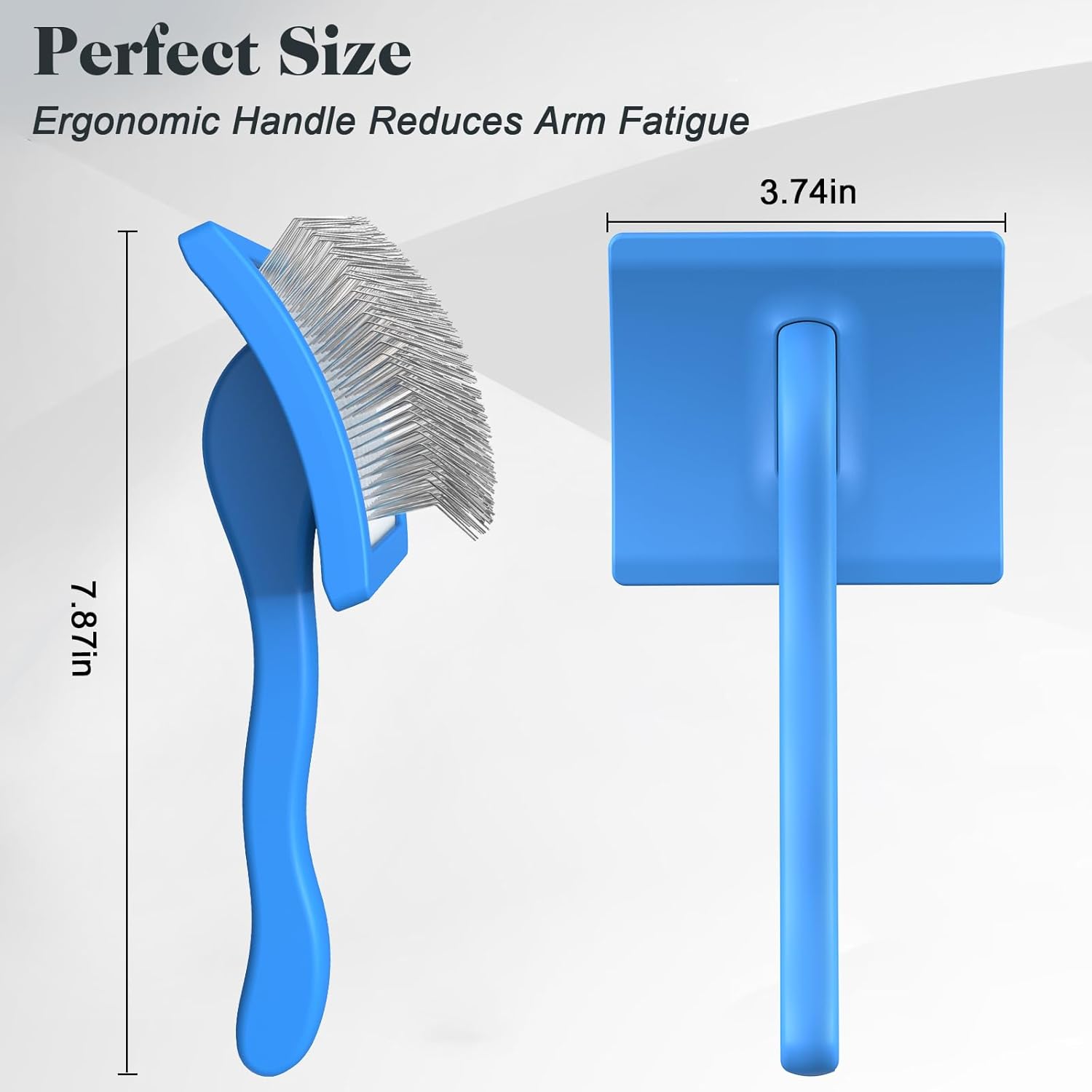 2PCS Slicker Brush for Dogs & Pet Comb,Professional Dog Grooming Brush