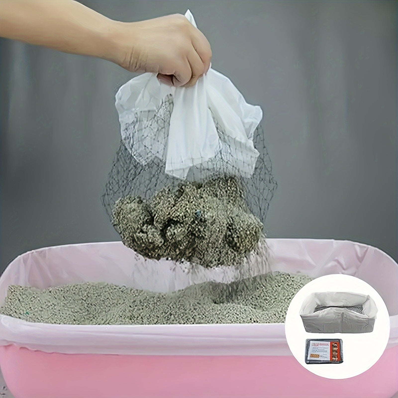 10pcs Reusable Cat Feces Filter