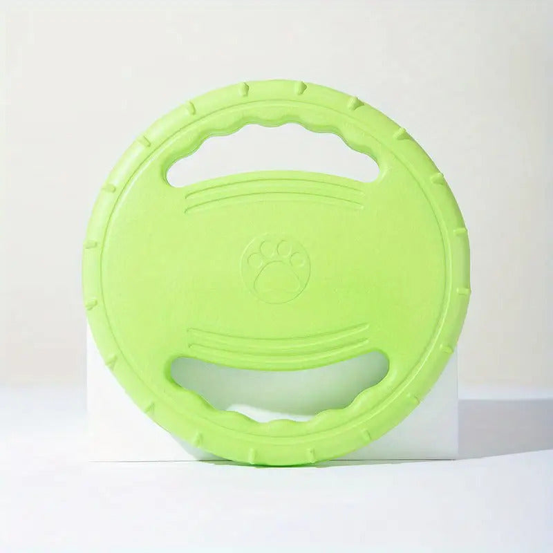 Chew-Resistant Durable Dog Training Flying Disc - Teeth Cleaning Rope Knot Toy for All Breeds