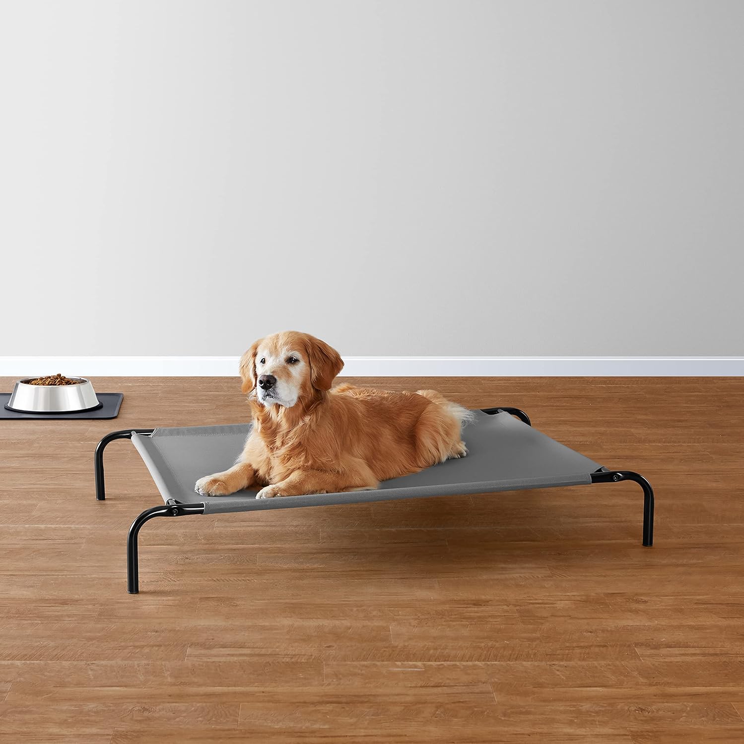 Basics Cooling Breathable Elevated Dog Bed with Metal Frame