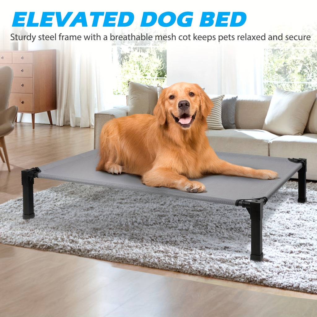 Cooling Elevated Dog Bed with Washable Breathable Mesh