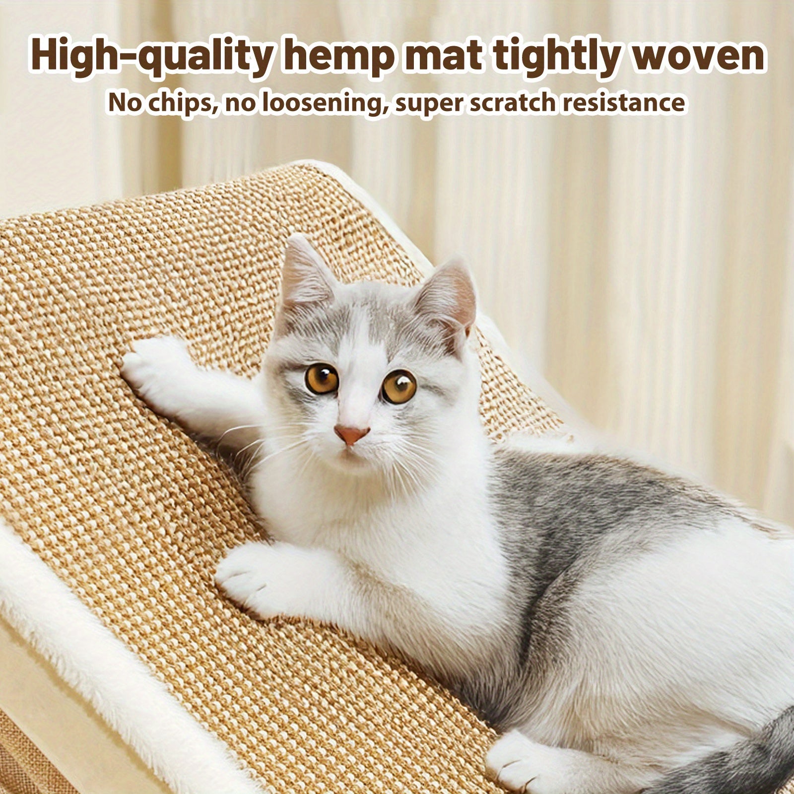 Extra Large Sisal Cat Tent with Scratching Pad