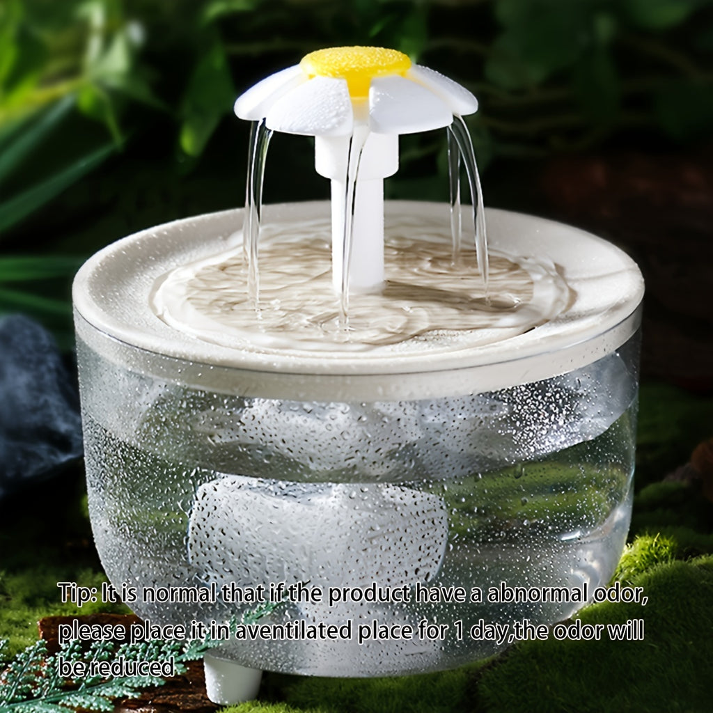 Whisper Quiet 1pc 1.5L Usb-Powered Pet Water Fountain | Automatic Circulation