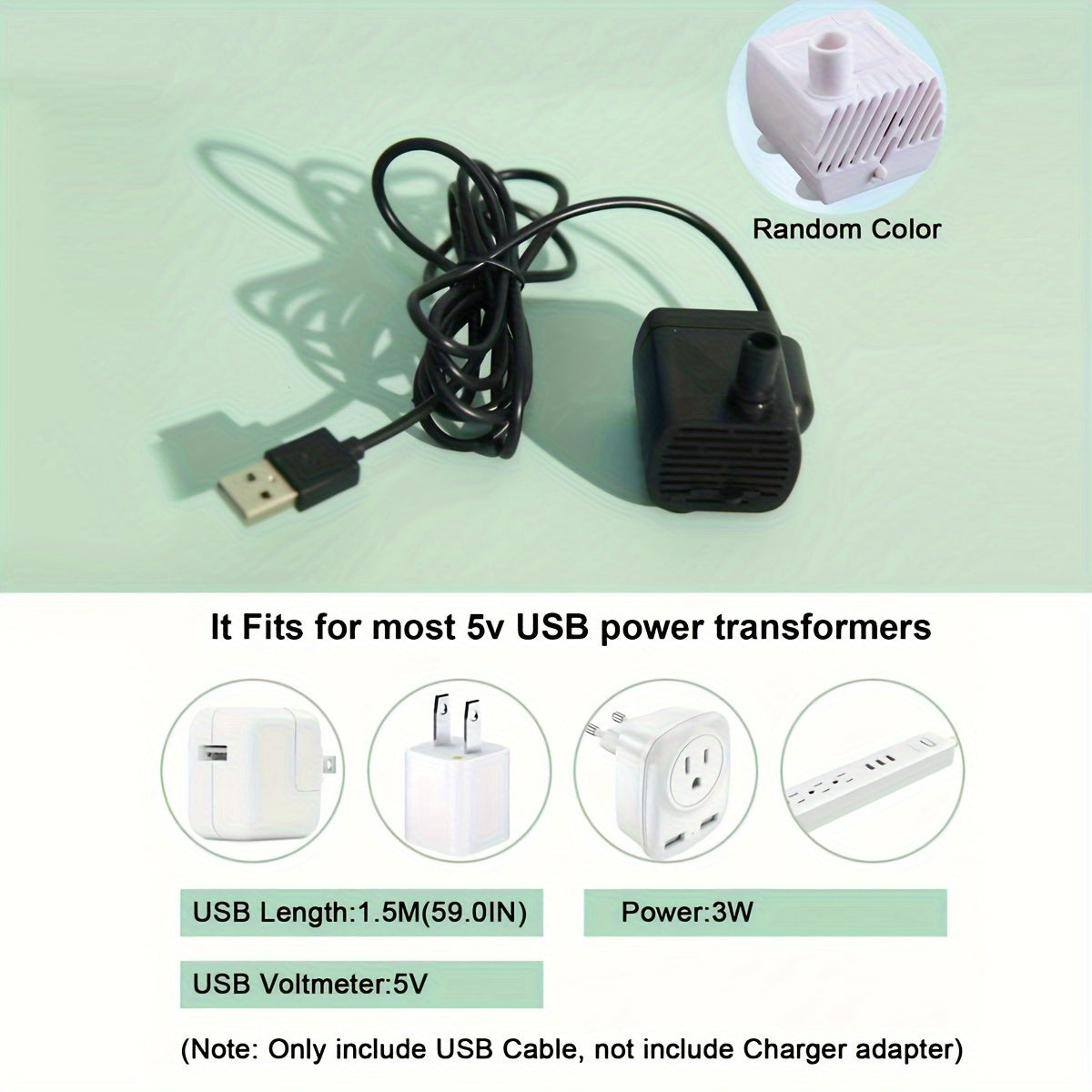 Whisper Quiet 1pc 1.5L Usb-Powered Pet Water Fountain | Automatic Circulation