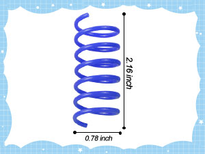 Andiker Cat Spiral Spring, 12 Pc Cat Creative Toy to Kill Time and Keep Fit Interactive Cat Toy Sturdy Heavy Plastic Spring Colorful Springs Cat Toy for Swatting, Biting, Hunting Kitten Toys