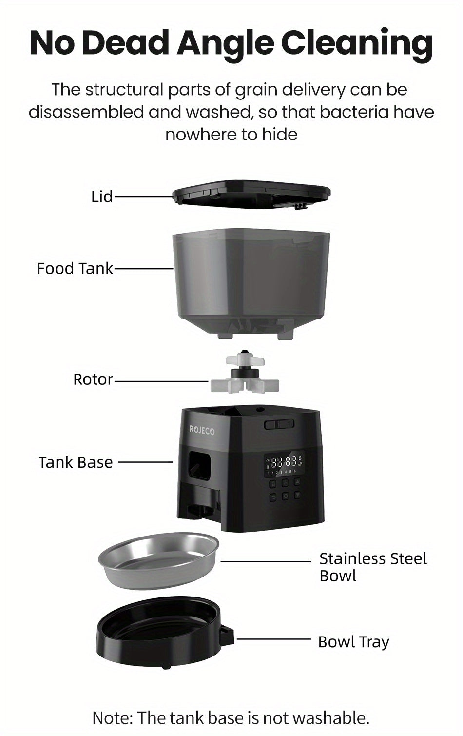 Automatic Cat Food Dispenser 2L