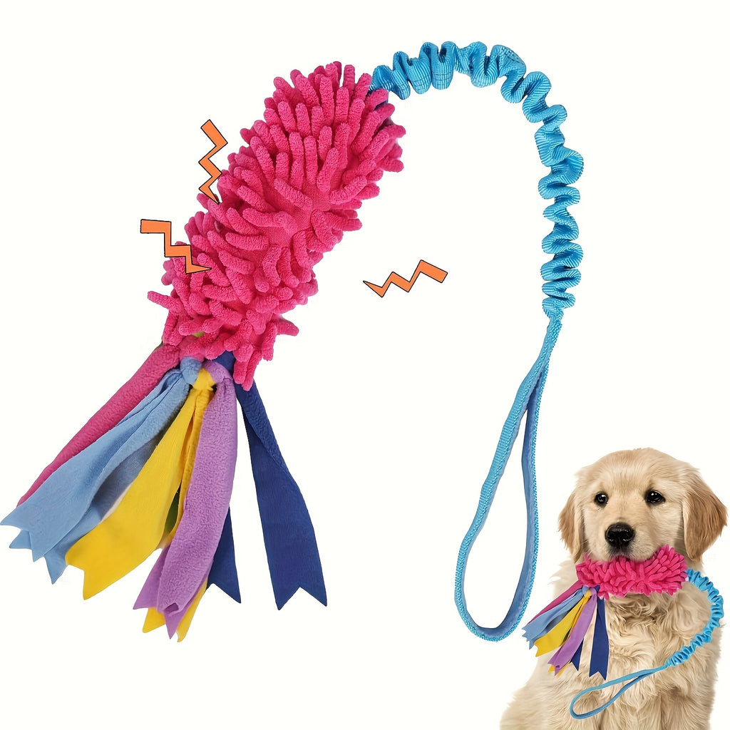 Interactive Dog Tug of War Toy Durable Fabric Tug Rope